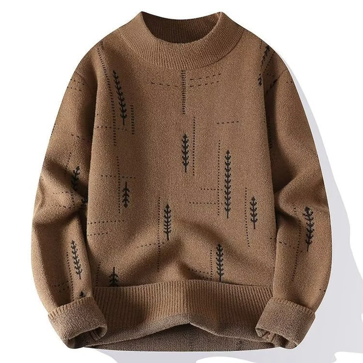 Ladies Fashionable Knit Sweater with Floral Application Mune Fashion