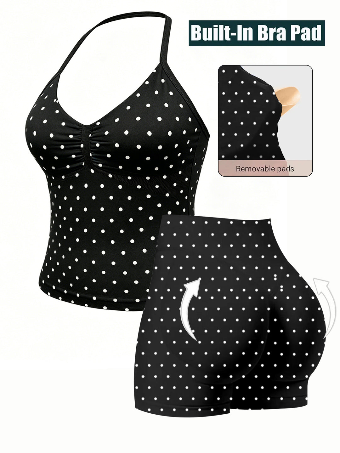 Women's sporty jumpsuit with gathered neckline Mune Fashion