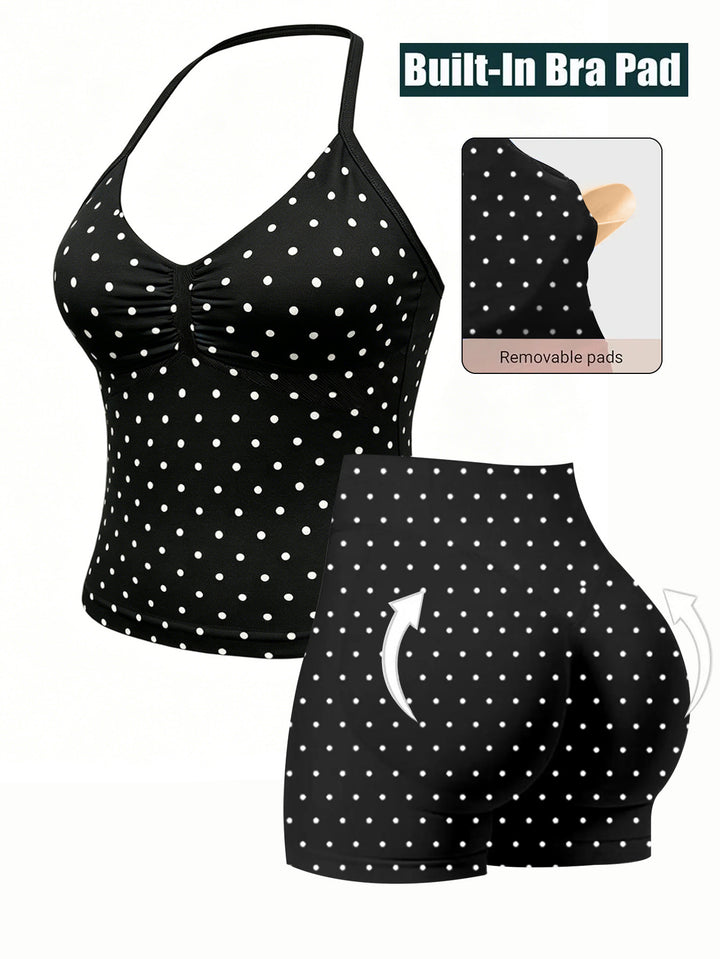 Women's sporty jumpsuit with gathered neckline Mune Fashion