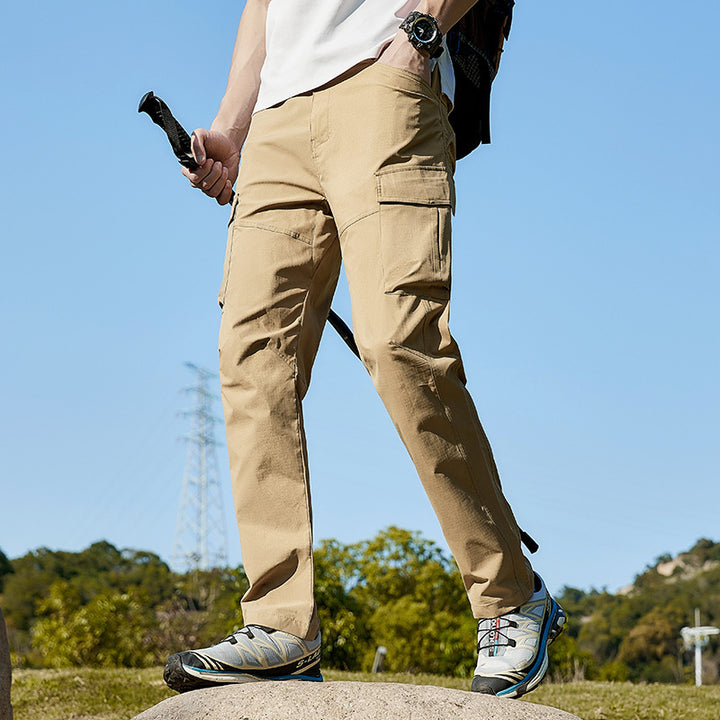Men's Breathable Trekking Cargo Pants with Stretch and Multitude of Pockets Mune Fashion