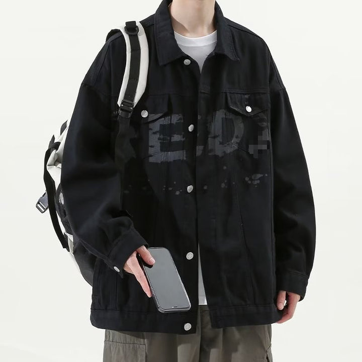 Men's Stylish Denim Jacket with Chest Pockets Mune Fashion