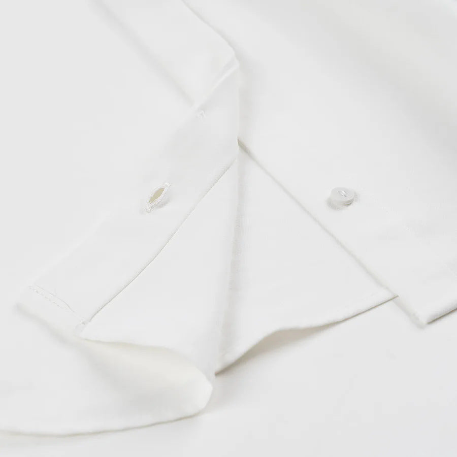 Women nan minimalist cotton blend blouse with concealed button placket and decorative bows at the front Mune Fashion