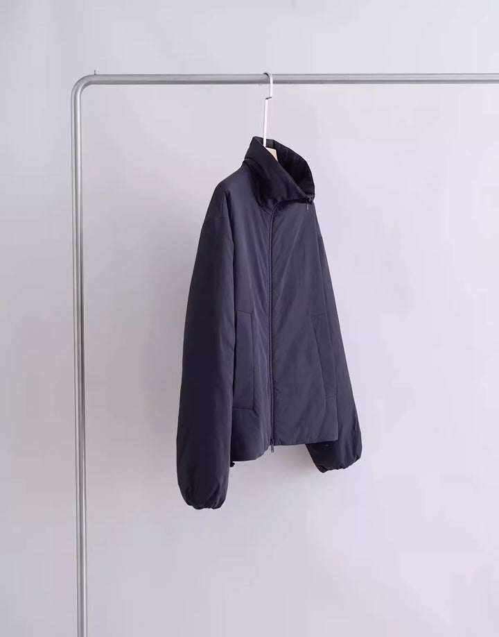 Women's transitional jacket with high collar and side pockets Mune Fashion