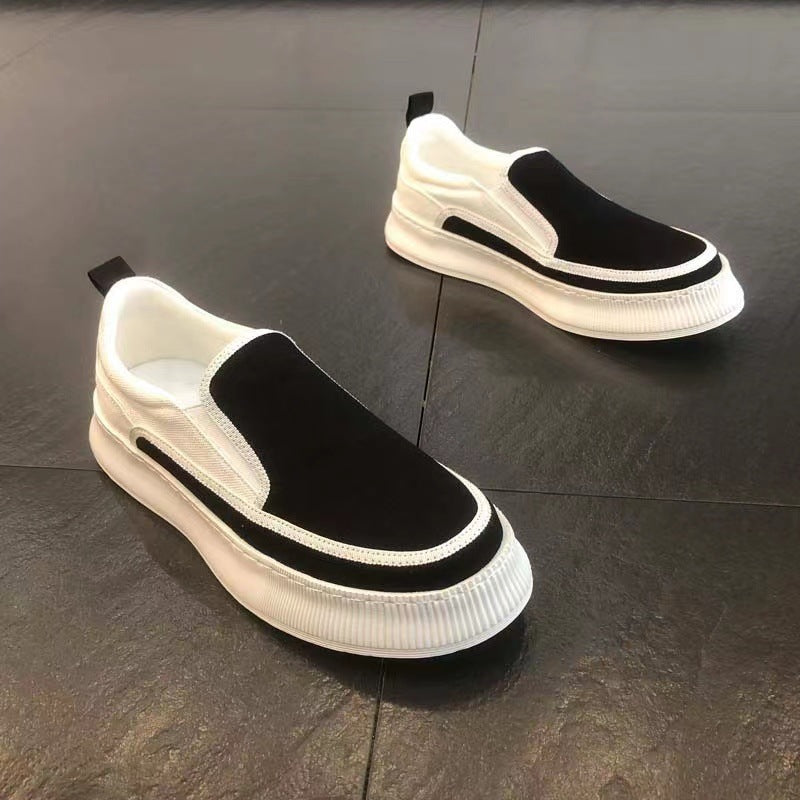Women's Slip-On Sneakers with Breathable Surface and Non-Slip Sole Mune Fashion