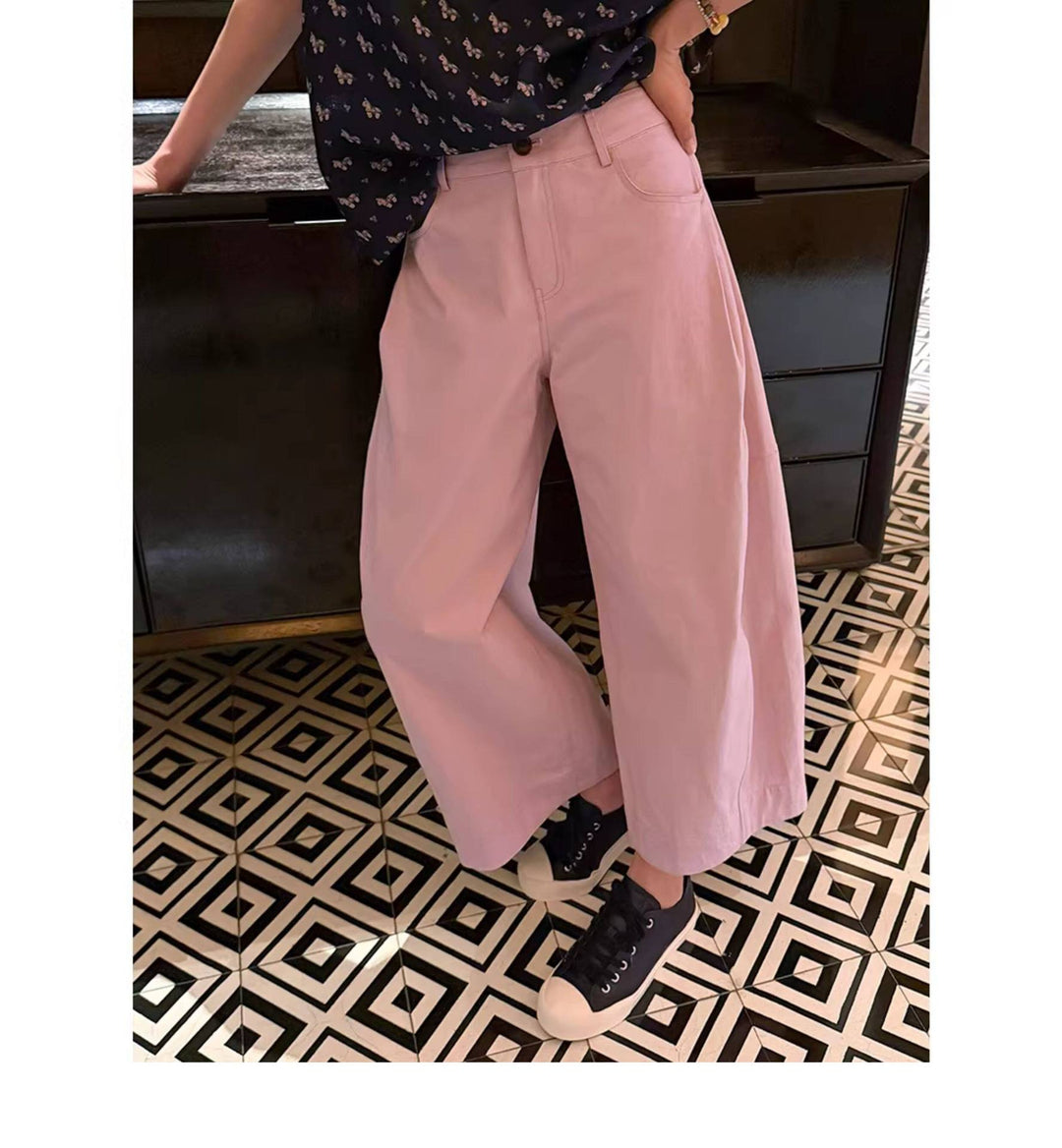 Women's Loose-Fitting Culotte Jeans Mune Fashion
