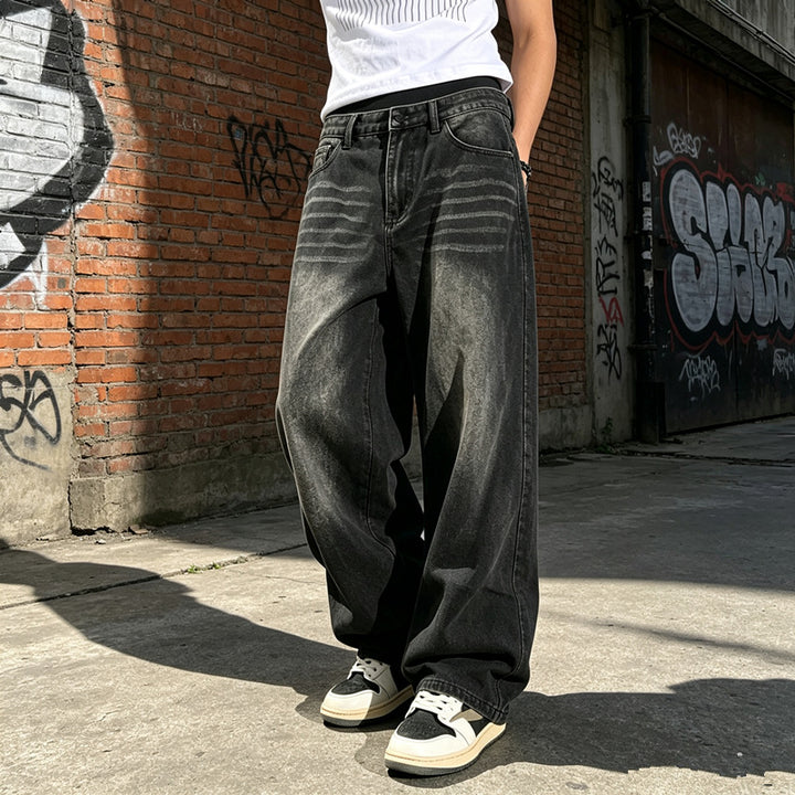 Men's Wide Cut Jeans Mune Fashion
