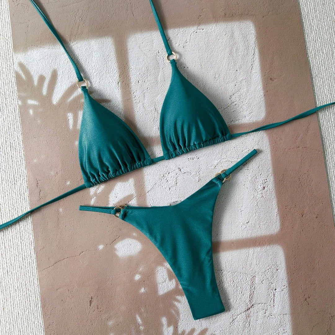 Ladies Triangle Bikini with stylish accents Mune Fashion