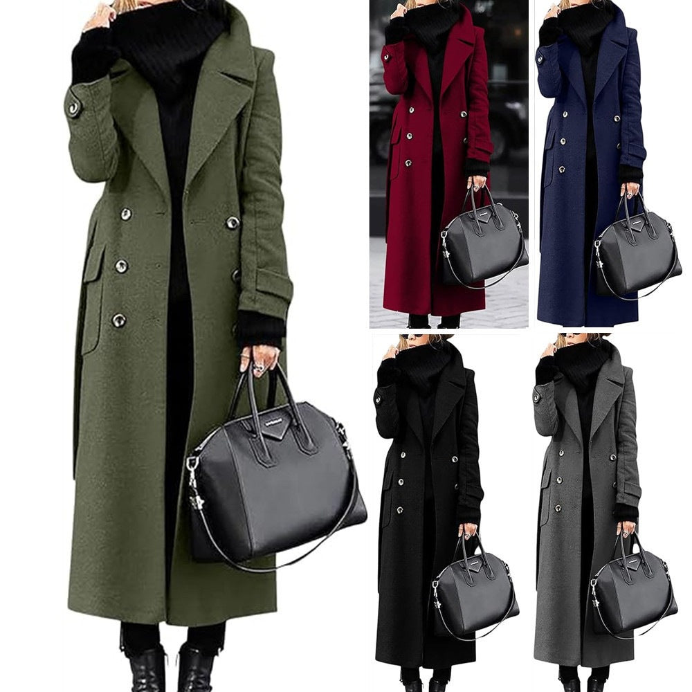 Ladies Elegant and Timeless Wool Coat