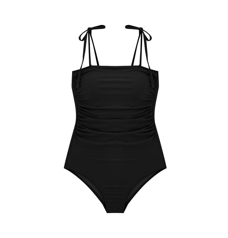 Women's one-piece swimsuit with adjustable straps and elegant gathering Mune Fashion