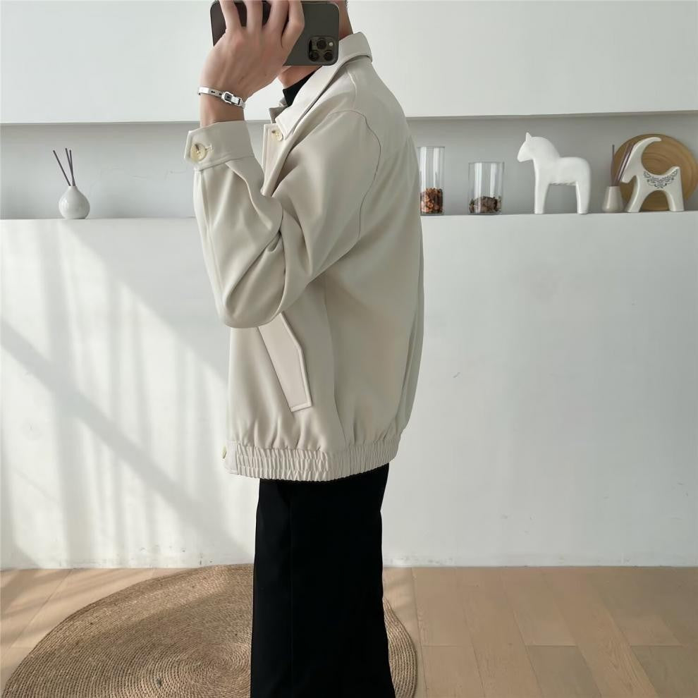 Men's Stylish Jacket with Snap Buttons Mune Fashion