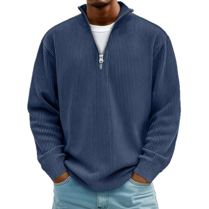 Men's Stylish Sweatshirt with Zipper Mune Fashion