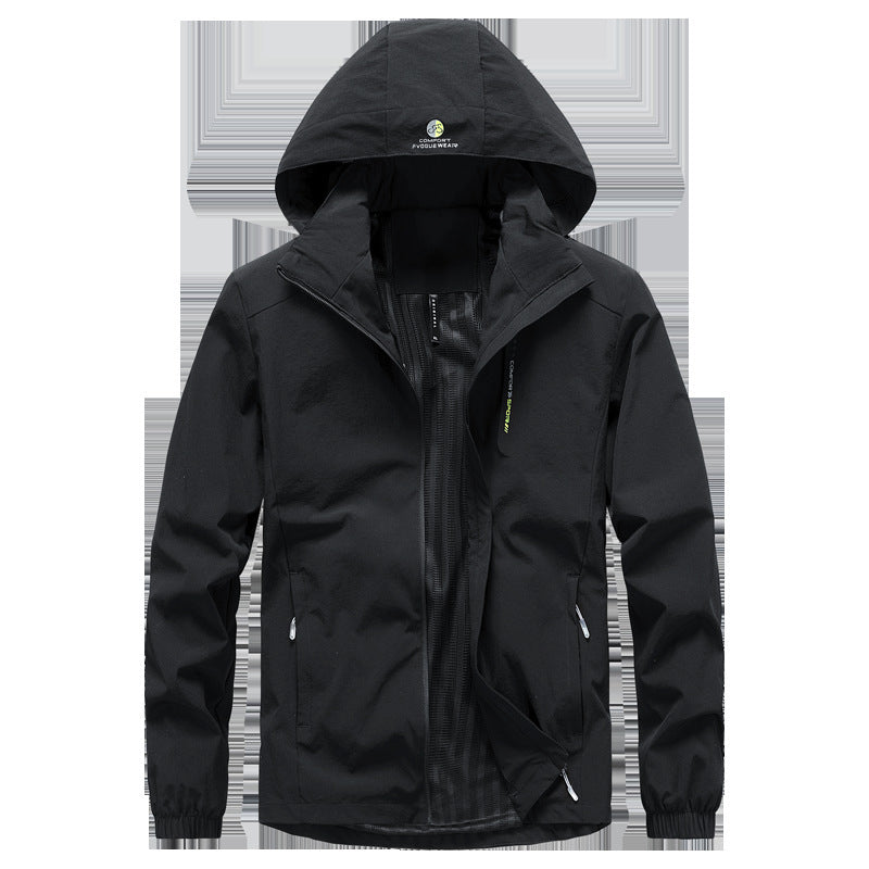 Men's lightweight softshell jacket with windproof membrane and zip pockets Mune Fashion