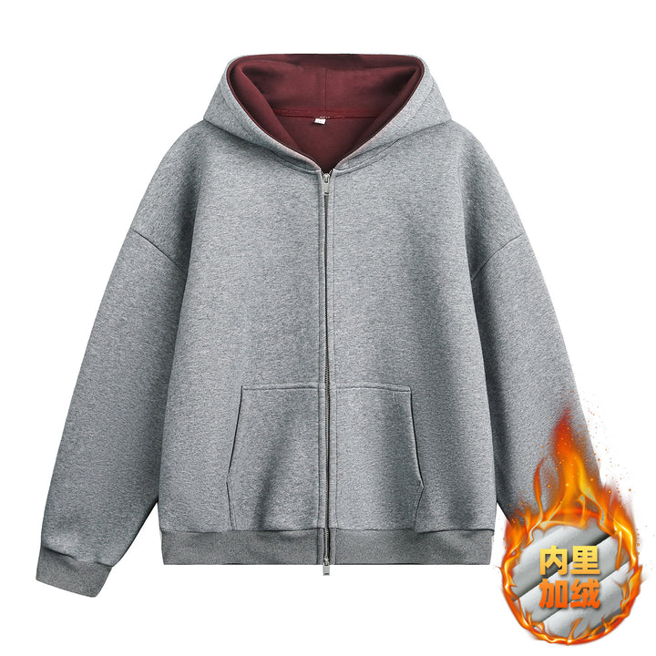 Unisex Oversized Hoodie with contrasting inner lining and deep kangaroo pocket Mune Fashion