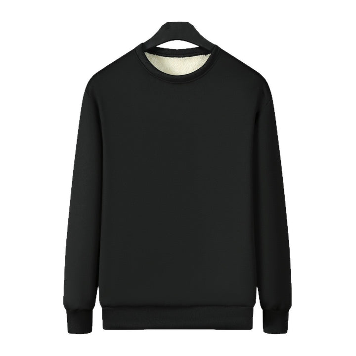 Men's Lined Crew Neck Sweatshirt with Teddy Lining & Ribbed Cuffs Mune Fashion