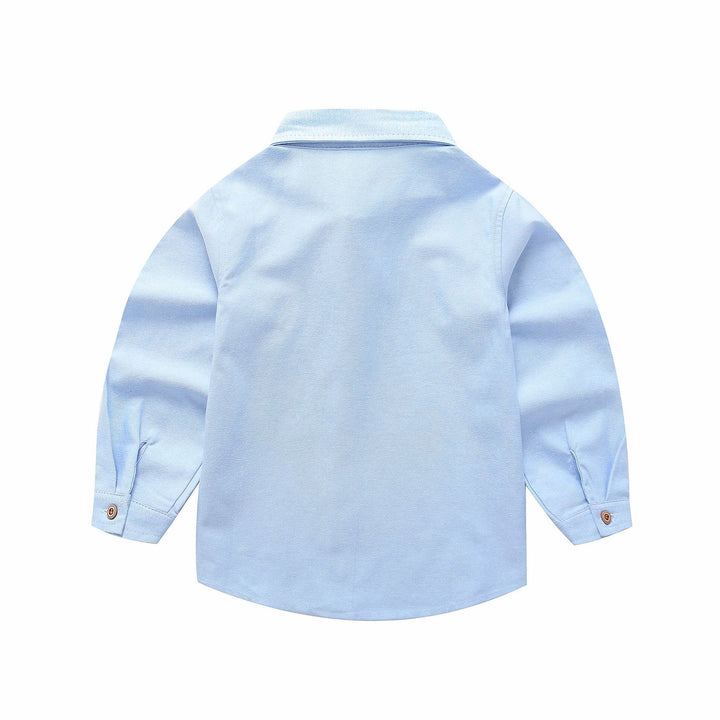 Boys long sleeve shirt with chest pocket Mune Fashion