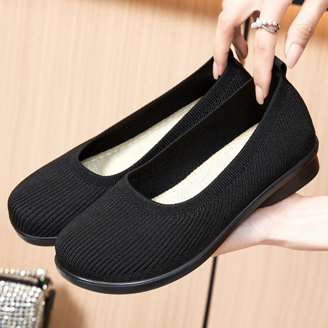 Women’s seamless comfort ballerina made of technical knit with ergonomic memory footbed and flexible profile sole Mune Fashion
