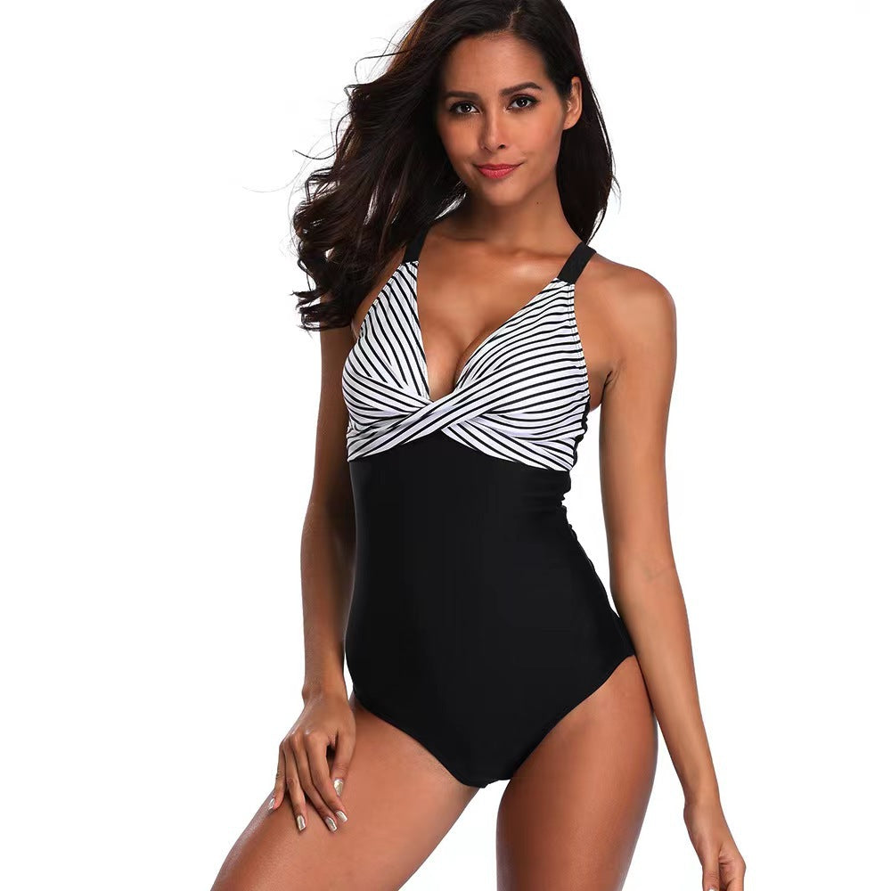 Women Elegant Swimwear One-Piece with Innovative Knot Design Mune Fashion
