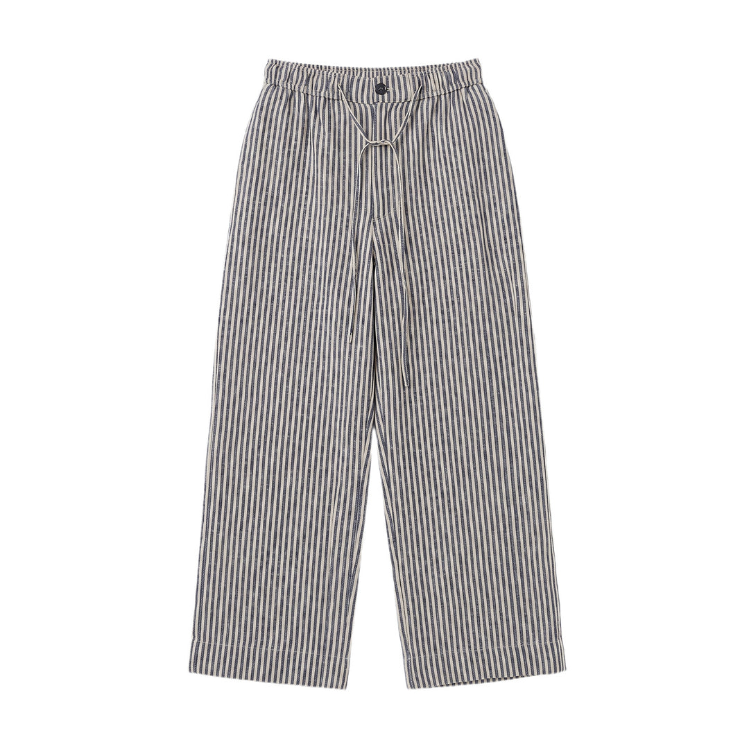 Damen Modische Leinenhose mit elastischem Bund Mune Fashion