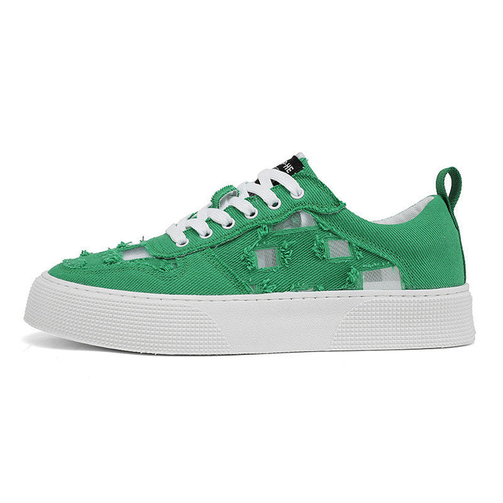 Women's fashionable sneakers with trendy distressed look and durable upper material Mune Fashion