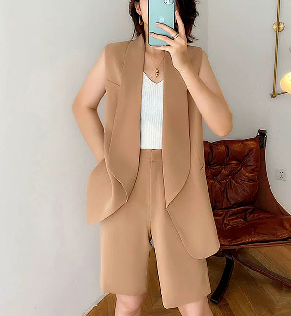 Women's Fashion Vest and Shorts Set Mune Fashion
