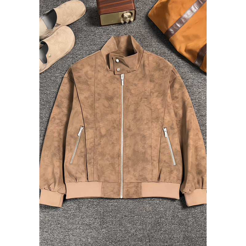 Men's Fashion Transitional Jacket with Practical Zipper Pockets Mune Fashion