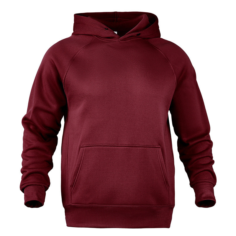 Unisex nan softer cotton fleece hoodie with kangaroo pocket and raglan sleeves Mune Fashion