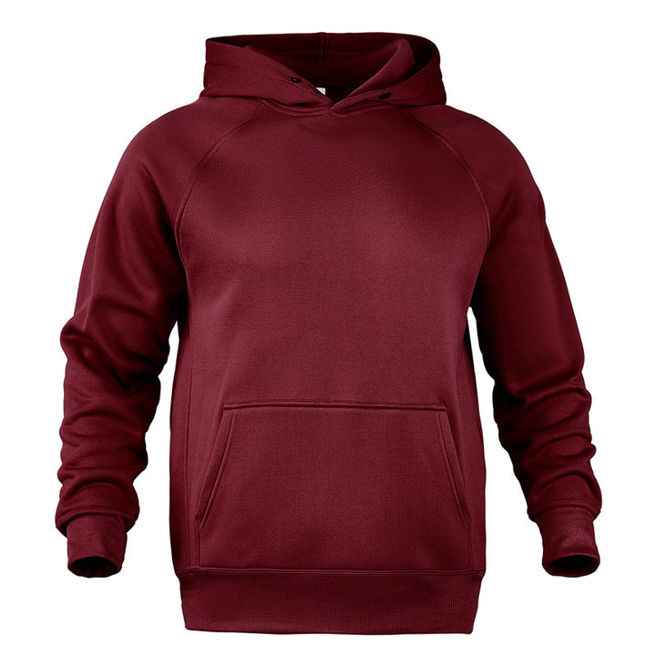 Unisex nan softer cotton fleece hoodie with kangaroo pocket and raglan sleeves Mune Fashion