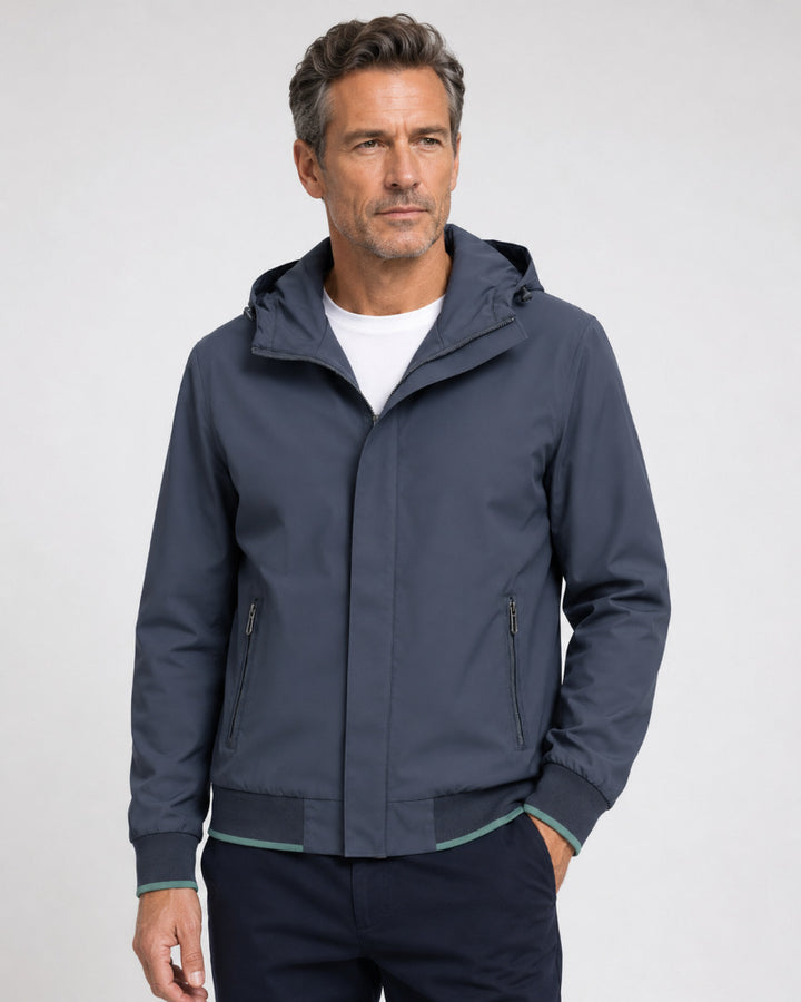 Men's Light Transitional Jacket with Hood Mune Fashion