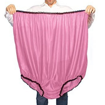 Unisex oversized satin fun slip with elastic waistband Mune Fashion