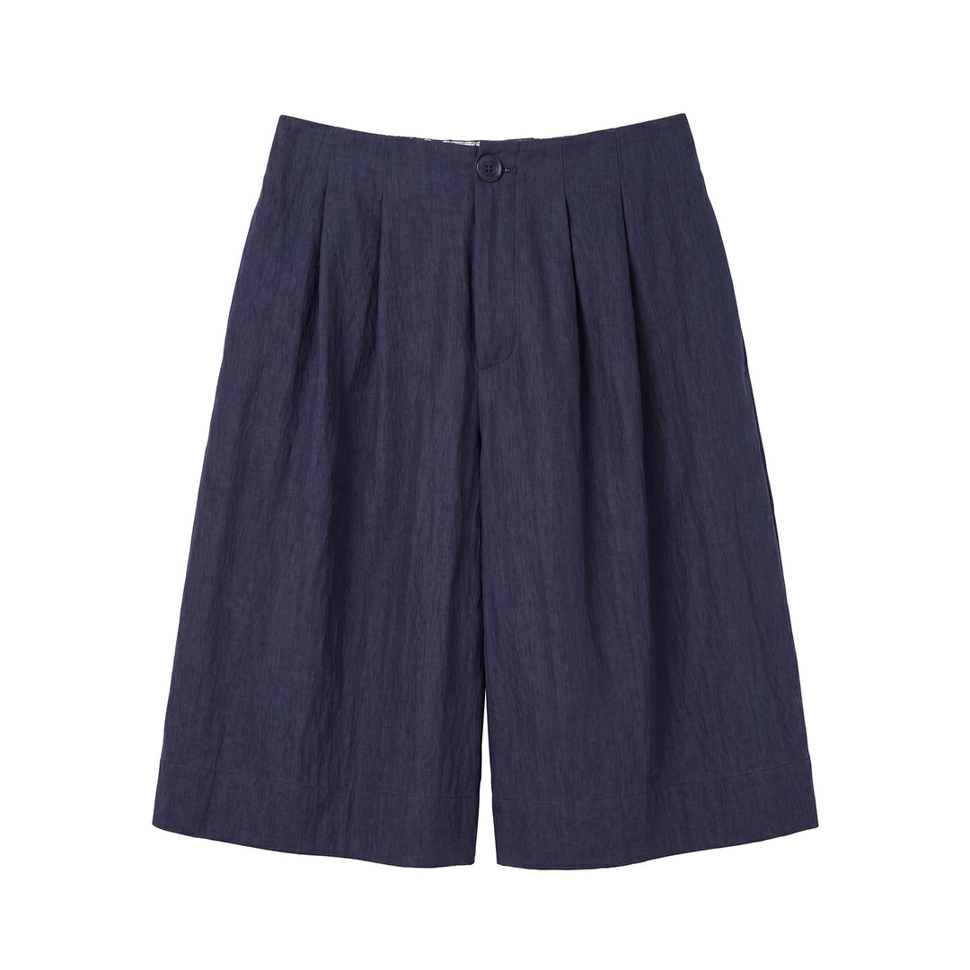Damen Weite Leinen-Culotte Mune Fashion