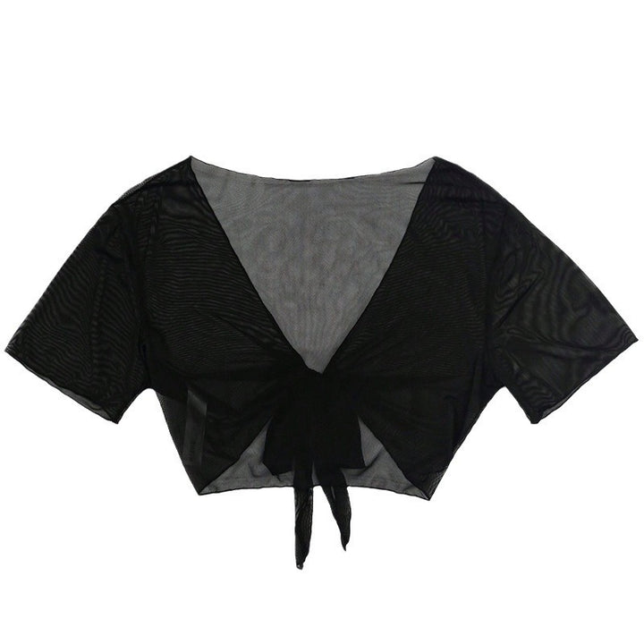 Women's Stylish Cropped Top with Knot Detail Mune Fashion