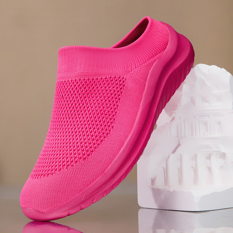 Women nan Slip-On knit trainers with sock-like shaft and ergonomic cushioning sole Mune Fashion
