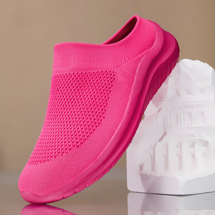 Women nan Slip-On knit trainers with sock-like shaft and ergonomic cushioning sole Mune Fashion