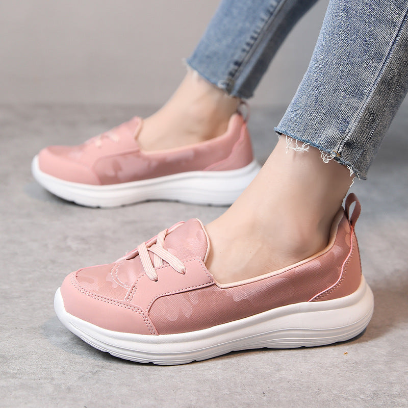 Women's nan comfortable slip-on sneakers with memory footbed and cushioned foam sole Mune Fashion