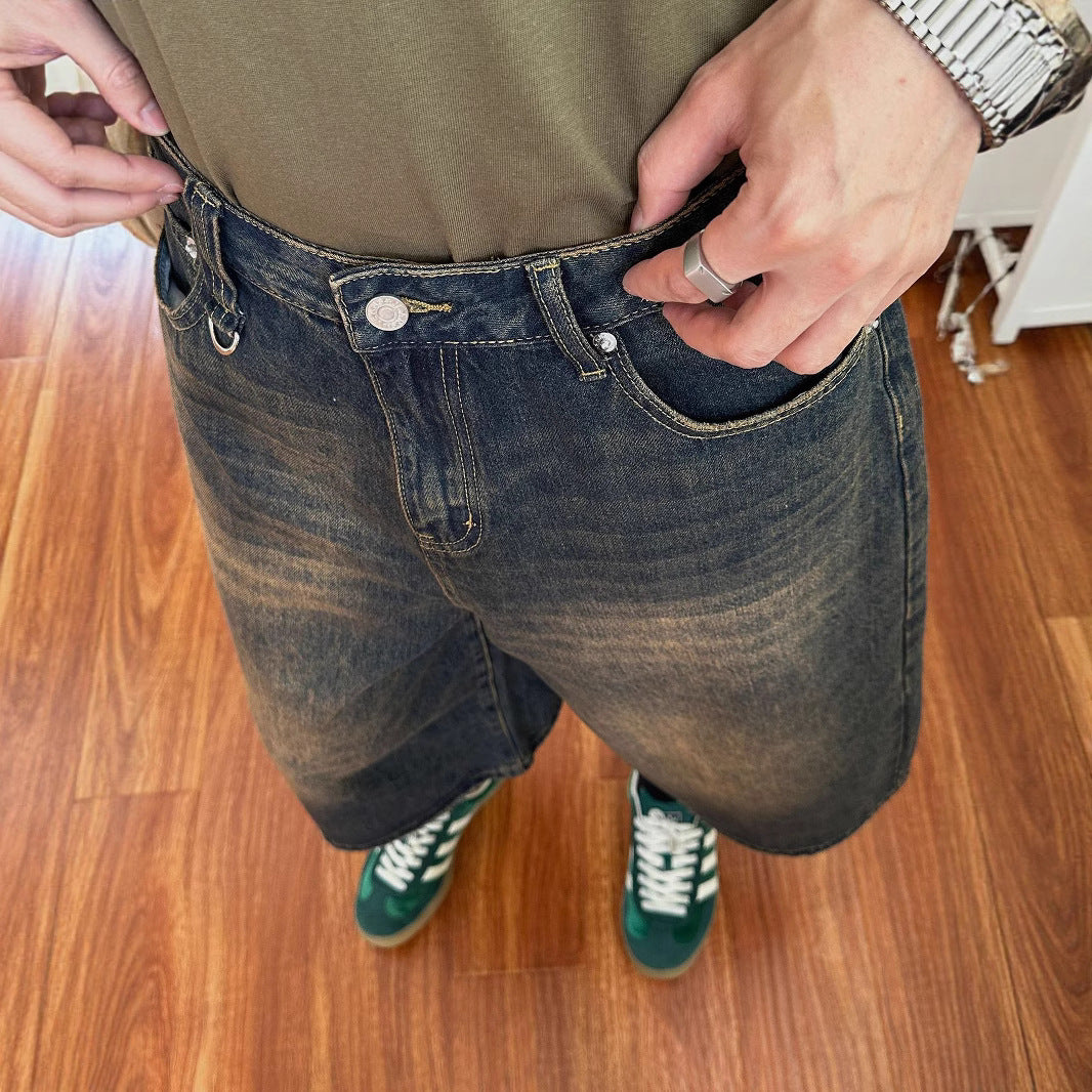 Women's Loose-Fitting Jeans Shorts Mune Fashion
