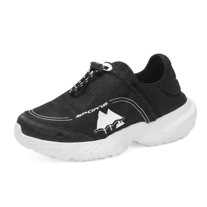 Unisex light breathable slip-on sneakers with quick release and shock-absorbing sole Mune Fashion