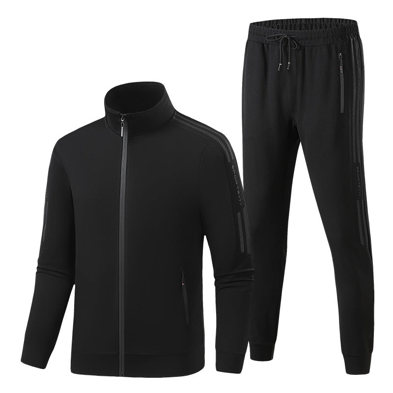Men's functional training suit set with zip jacket and elastic jogging pants Mune Fashion