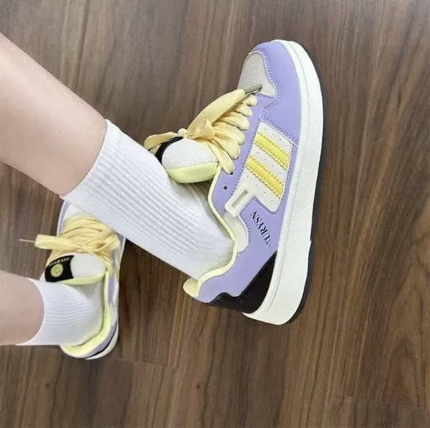 Ladies sporty sneakers with airy mesh surface and cushioned sole Mune Fashion