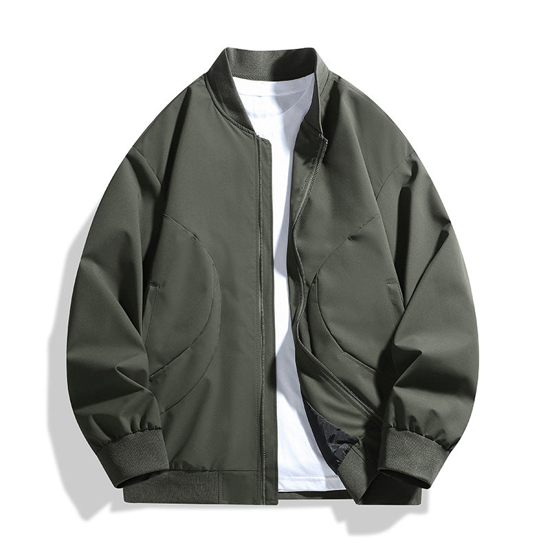 Men's bomber jacket with minimalist quilted structure, windproof and ribbed cuffs Mune Fashion