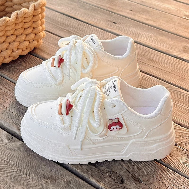 Women's Sporty Sneakers with Playful Applications Mune Fashion