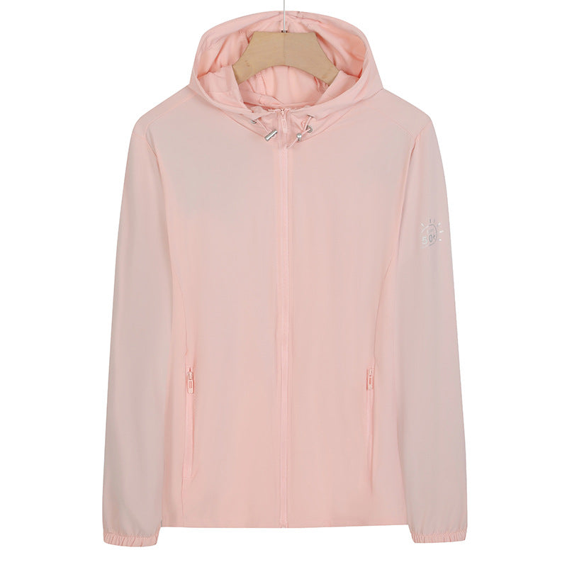 Unisex Lightweight wind and water-repellent hooded transitional jacket with full zipper, zippered pockets & elastic cuffs Mune Fashion