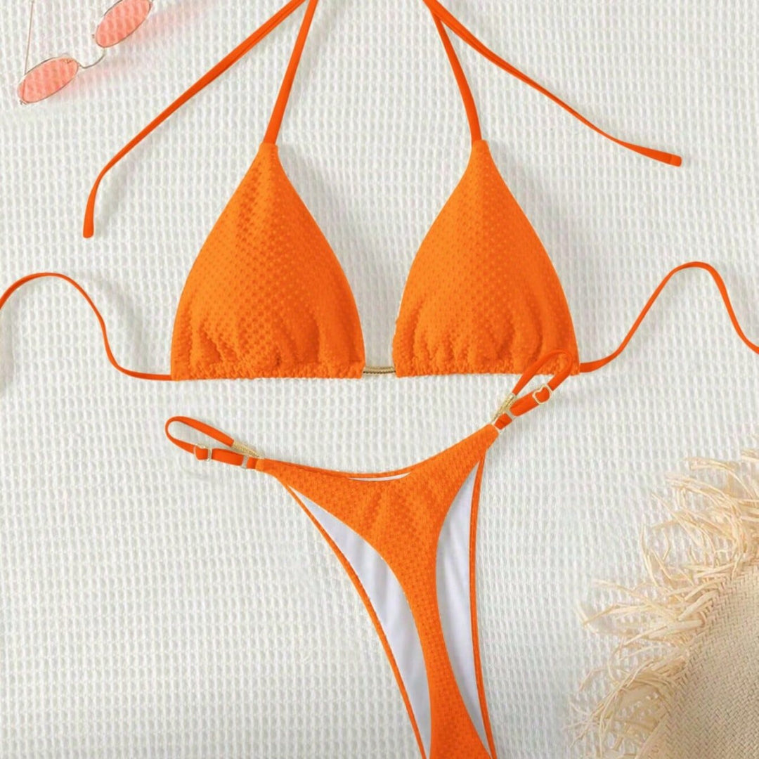 Women's triangle bikini with innovative structural design Mune Fashion