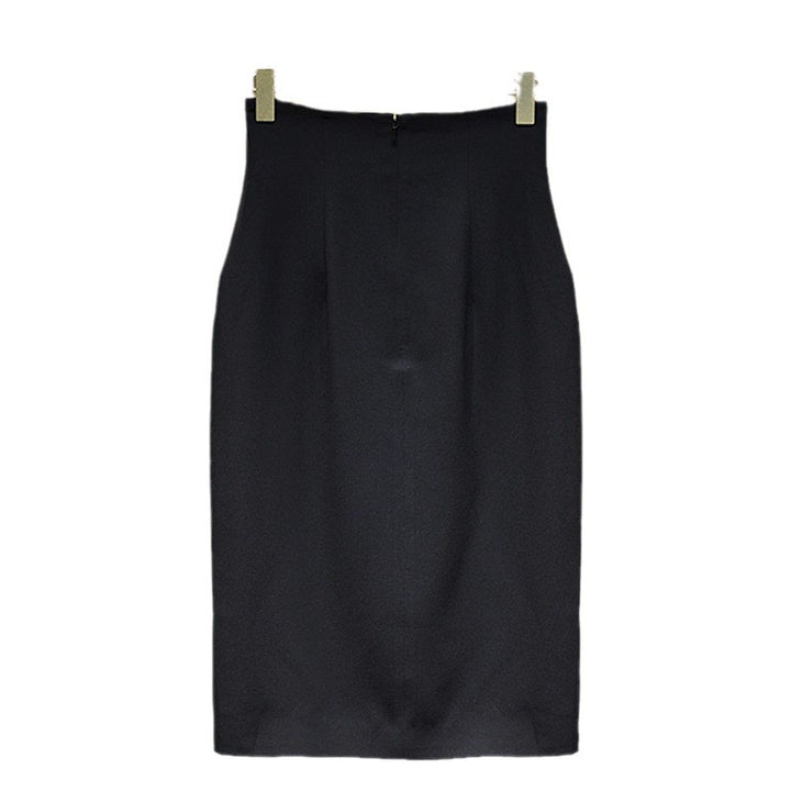 Women's Elegant Pencil Skirt with Button Details Mune Fashion