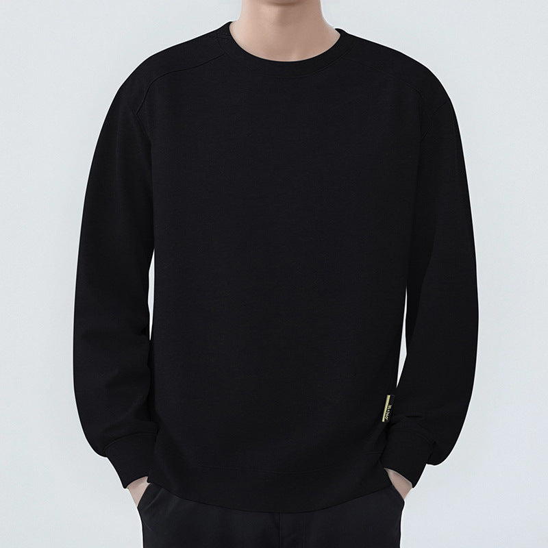 Men's Casual Oversized Sweatshirt with Raglan Sleeves and Brushed Interior Mune Fashion
