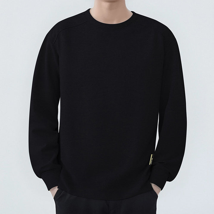 Men's Casual Oversized Sweatshirt with Raglan Sleeves and Brushed Interior Mune Fashion