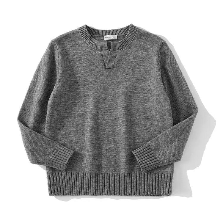 Women Chunky Knit Sweater with Stand-Up Collar Mune Fashion