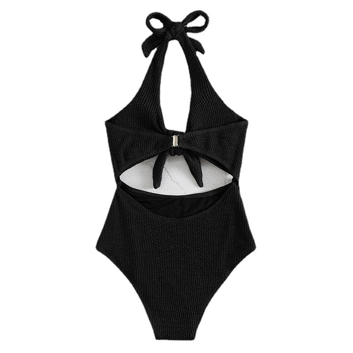 Women's High-Cut Swimsuit with Knot Detail Mune Fashion