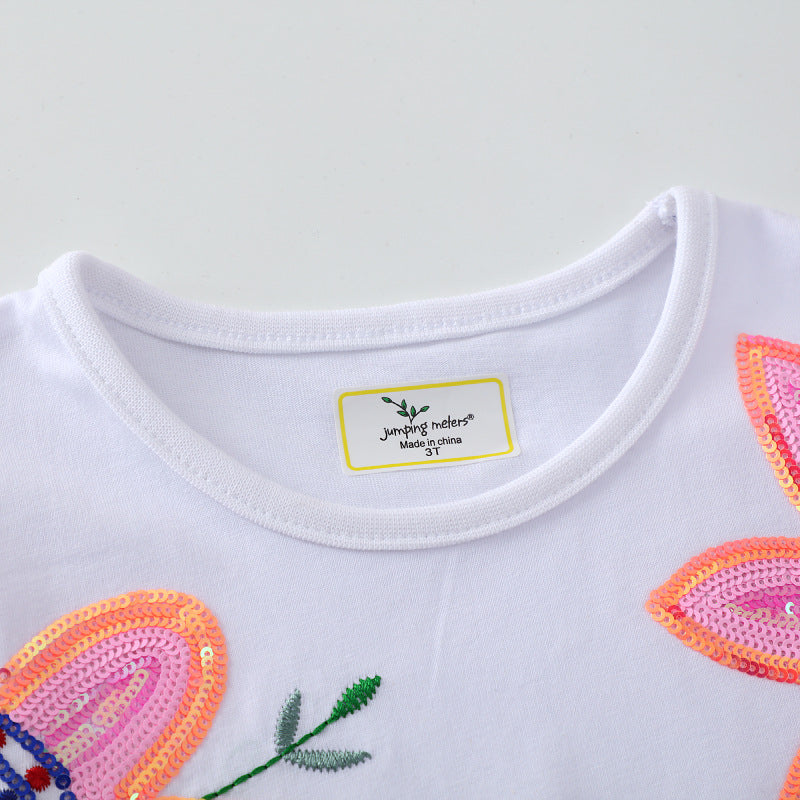 Girls tulle dress with floral embroidery design Mune Fashion