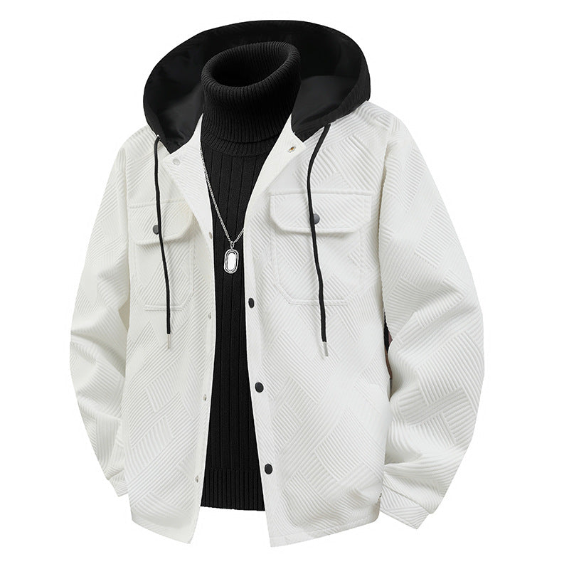 Men's fashionable and functional jacket with hood Mune Fashion