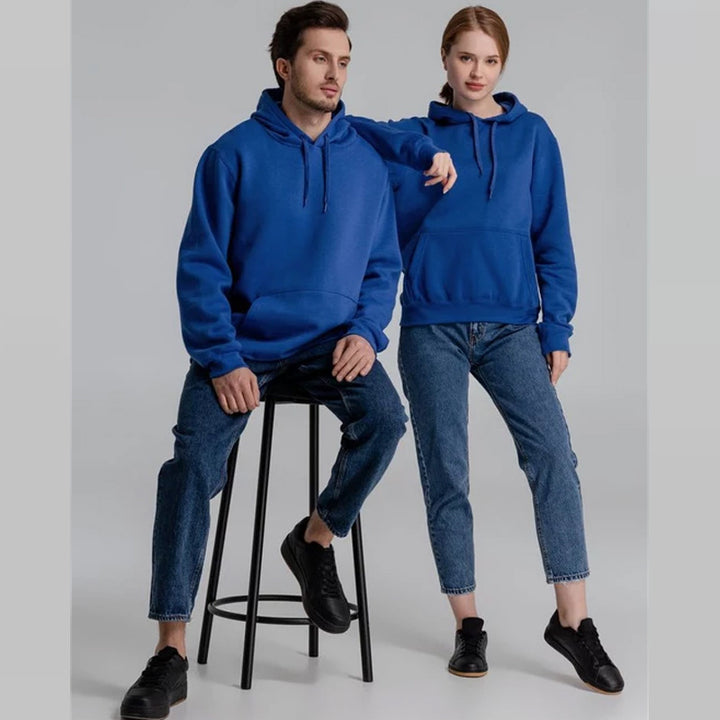 Unisex nan minimalist heavyweight hoodie made of French terry with concealed kangaroo pocket and narrow silhouette Mune Fashion